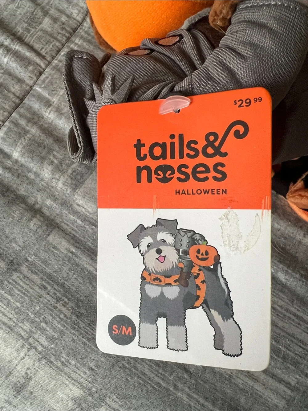 Tails & Tresses Kids Orange Pumpkin Plush Costume Accessory
